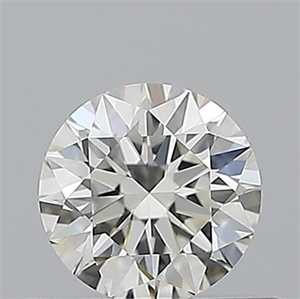 Picture of Natural Diamond 0.50 Carats, Round with Excellent Cut, J Color, VVS1 Clarity and Certified by GIA