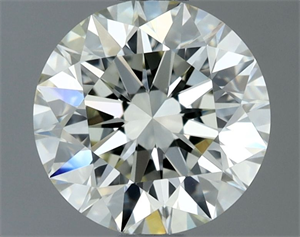 Picture of Natural Diamond 1.01 Carats, Round with Excellent Cut, M Color, VVS1 Clarity and Certified by GIA