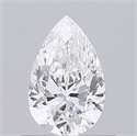 Natural Diamond 0.50 Carats, Pear with  Cut, F Color, SI2 Clarity and Certified by GIA
