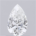 Diamante Natural 0.50 quilates, De pera , Color F, claridad SI2 y certificado GIA
