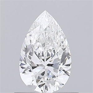 Foto Diamante Natural 0.50 quilates, De pera , Color F, claridad SI2 y certificado GIA de