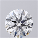 Del inventario de diamantes de laboratorio, 2.06 quilates, Redondo , Color D, claridad IF y certificado IGI