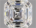 Natural Diamond 2.01 Carats, Asscher with  Cut, G Color, VS2 Clarity and Certified by GIA