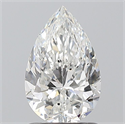 Natural Diamond 1.20 Carats, Pear with  Cut, F Color, SI2 Clarity and Certified by GIA