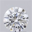 Del inventario de diamantes de laboratorio, 1.06 quilates, Redondo , Color E, claridad VS2 y certificado IGI