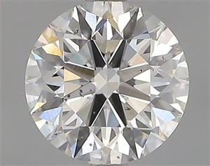 Picture of Natural Diamond 0.80 Carats, Round with Excellent Cut, H Color, SI1 Clarity and Certified by GIA