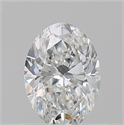 Natural Diamond 0.71 Carats, Oval with  Cut, F Color, VVS1 Clarity and Certified by GIA