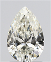 Natural Diamond 1.14 Carats, Pear with  Cut, H Color, IF Clarity and Certified by IGI