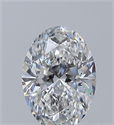 Diamante Natural 0.55 quilates, Ovalado , Color E, claridad IF y certificado GIA