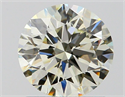 Natural Diamond 1.20 Carats, Round with Excellent Cut, J Color, SI1 Clarity and Certified by IGI