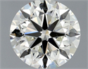 Natural Diamond 0.90 Carats, Round with Very Good Cut, J Color, VS1 Clarity and Certified by GIA