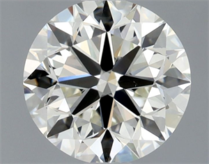 Picture of Natural Diamond 0.90 Carats, Round with Very Good Cut, J Color, VS1 Clarity and Certified by GIA