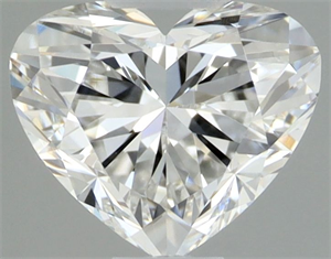 Picture of Natural Diamond 0.40 Carats, Heart with  Cut, E Color, VS2 Clarity and Certified by GIA