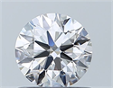 Natural Diamond 0.70 Carats, Round with Excellent Cut, E Color, VVS2 Clarity and Certified by GIA