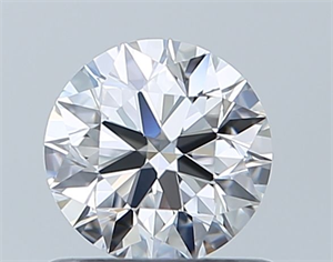Picture of Natural Diamond 0.70 Carats, Round with Excellent Cut, E Color, VVS2 Clarity and Certified by GIA