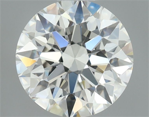 Picture of Natural Diamond 0.60 Carats, Round with Excellent Cut, J Color, VVS1 Clarity and Certified by GIA