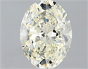 Natural Diamond 1.41 Carats, Oval with  Cut, J Color, VVS1 Clarity and Certified by GIA
