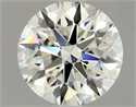 Diamante Natural 1.30 quilates, Redondo , Color J, claridad VVS2 y certificado HRD