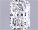 Lab Grown Diamond 1.10 Carats, Radiant with  Cut, F Color, VVS2 Clarity and Certified by IGI