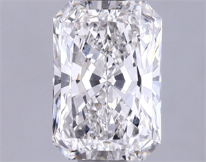 Picture of Lab Grown Diamond 1.10 Carats, Radiant with  Cut, F Color, VVS2 Clarity and Certified by IGI