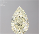 Diamante Natural 3.19 quilates, De pera , Color M, claridad IF y certificado GIA