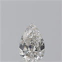 Diamante Natural 0.71 quilates, De pera , Color H, claridad VS2 y certificado GIA