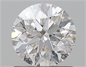 Natural Diamond 1.00 Carats, Round with Excellent Cut, G Color, I1 Clarity and Certified by GIA