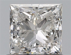 Picture of Natural Diamond 0.70 Carats, Princess with  Cut, G Color, VS1 Clarity and Certified by GIA