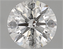 Diamante Natural 0.70 quilates, Redondo , Color H, claridad I1 y certificado GIA