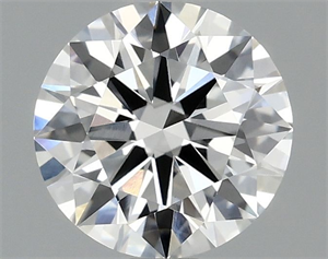 Picture of Lab Grown Diamond 1.02 Carats, Round with Ideal Cut, E Color, VVS2 Clarity and Certified by IGI