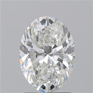 Picture of Natural Diamond 2.01 Carats, Oval with  Cut, G Color, VS1 Clarity and Certified by GIA