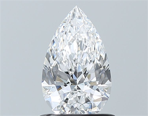 Picture of Natural Diamond 0.80 Carats, Pear with  Cut, D Color, VS2 Clarity and Certified by GIA