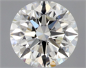 Natural Diamond 0.75 Carats, Round with Excellent Cut, H Color, VVS1 Clarity and Certified by GIA