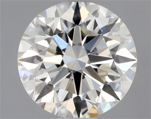 Picture of Natural Diamond 0.75 Carats, Round with Excellent Cut, H Color, VVS1 Clarity and Certified by GIA