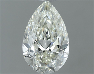 Picture of Natural Diamond 0.63 Carats, Pear with  Cut, I Color, VVS2 Clarity and Certified by IGI