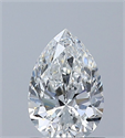 Natural Diamond 0.80 Carats, Pear with  Cut, F Color, SI1 Clarity and Certified by GIA