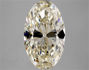 Foto Diamante Natural 4.01 quilates, Ovalado , Color K, claridad SI1 y certificado HRD de