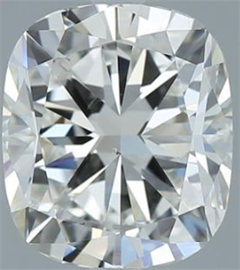 Foto Diamante Natural 2.50 quilates, Del cojín , Color H, claridad SI1 y certificado GIA de