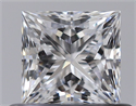 Diamante Natural 0.53 quilates, Princesa , Color D, claridad VS2 y certificado GIA