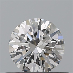 Picture of Natural Diamond 0.40 Carats, Round with Excellent Cut, F Color, VVS1 Clarity and Certified by GIA