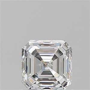 Picture of Natural Diamond 1.01 Carats, Asscher with  Cut, E Color, SI2 Clarity and Certified by GIA