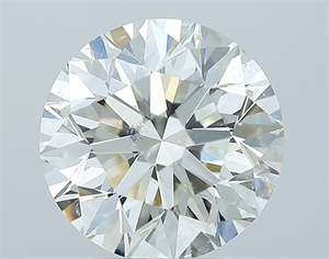Foto Diamante Natural 3.00 quilates, Redondo , Color J, claridad SI2 y certificado GIA de