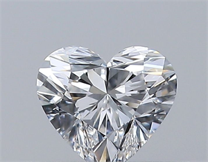 Picture of Natural Diamond 0.30 Carats, Heart with  Cut, E Color, VVS2 Clarity and Certified by GIA