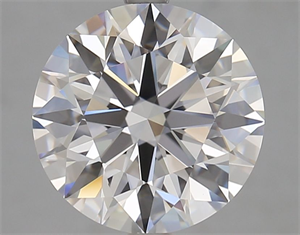 Picture of Lab Grown Diamond 4.41 Carats, Round with Excellent Cut, D Color, IF Clarity and Certified by GIA