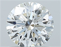 Natural Diamond 0.85 Carats, Round with Excellent Cut, F Color, VVS1 Clarity and Certified by GIA