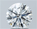 Natural Diamond 1.87 Carats, Round with Excellent Cut, G Color, VS1 Clarity and Certified by GIA