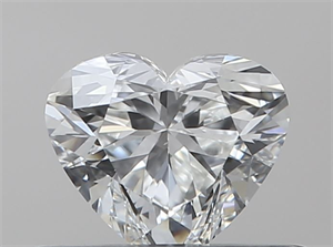Picture of Natural Diamond 0.40 Carats, Heart with  Cut, I Color, SI1 Clarity and Certified by GIA