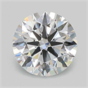 Lab Grown Diamond 1.08 Carats, Round with Ideal Cut, D Color, VVS2 Clarity and Certified by IGI