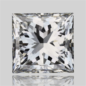 Foto Diamante Natural 1.01 quilates, Princesa , Color H, claridad VS1 y certificado GIA de