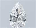 Natural Diamond 0.30 Carats, Pear with  Cut, E Color, VVS1 Clarity and Certified by GIA